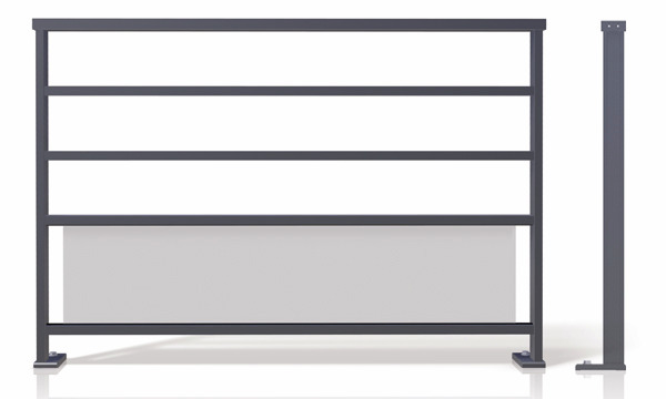 Garde Corps Aluminium Gamme PAVILLON de chez DC PRODUCTION Jaspe 1